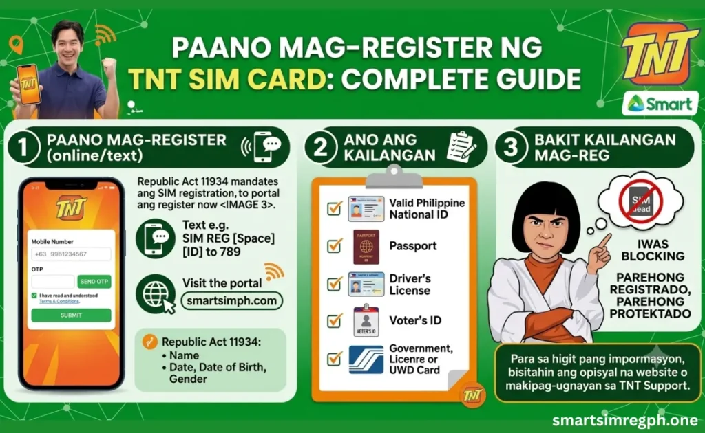 paano mag register ng tnt sim card complete guide